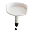 thumbnail image 2 of koolsoo Lit pour Chat de Bureau Stable Gain de Place Robuste Confortable Lit pour Animaux Hamac Rond Blanc, 2 of 9