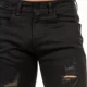 thumbnail image 3 of Jeans Rotos Mezclilla Stretch Negro Hombre, 3 of 8
