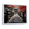 thumbnail image 2 of Designart "Red Torii Gate Iconic Symbol in Japanese Art IV" Japanese Floater Framed Canvas Art Print, 2 of 7
