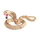thumbnail image 3 of Serpiente de goma súper realista que ahuyenta a las aves. Serpiente falsa realista de TPR, adecuada para cobras de jardín, serpientes de cascabel, serpientes venenosas, etc., 3 of 4