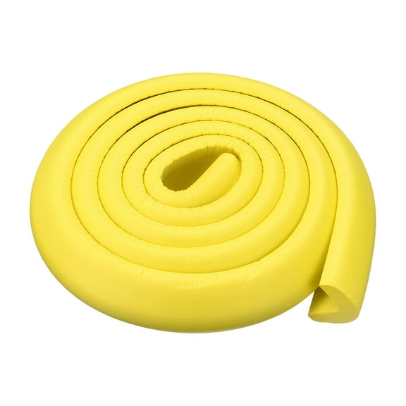 Uxcell Corner Guards Protectors 6.56ft(2M), Pack Foam Bumper for Furniture Corner Table Guard, Yellow