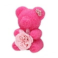 thumbnail image 2 of Muñecas de flores artificiales, oso de cristal con rosas, flores de jabón, regalo del Día de San Valentín, 2 of 8