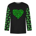 thumbnail image 4 of Amzcrzy Sudadera Para Hombre, Moda Para Hombre, Estampado, Cuello Redondo, Informal, Manga 3/4, Blusas, Camisas, Tiempo Libre, Tops, Negro, L, 4 of 4