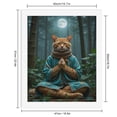 thumbnail image 2 of Paint by Numbers Kit for Adults, Cat Meditation Moonlit Forest Paint by Numbers, Easy Paint by Numbers Kit for Adults Beginner, DIY Adult Paint by Number Kits on Canvas, Home Decor 12x16in, 2 of 7