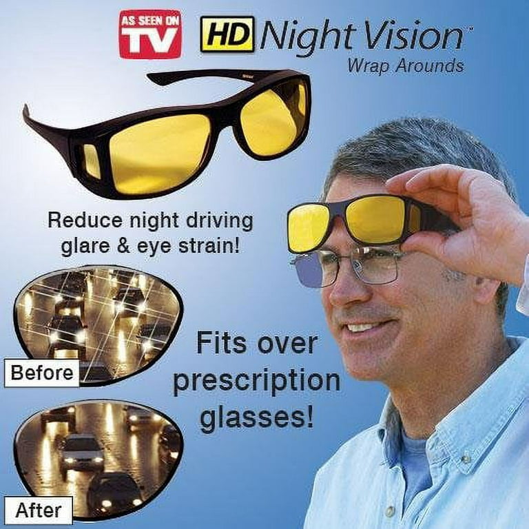 As Seen on TV Nightvision Wraparound Sunglasses 