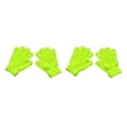 thumbnail image 2 of Qarigey 1 par de guantes para niños, ropa para niños y niñas, accesorio para ropa de invierno, rosa roja Amarillo fluorescente 2piezas, 2 of 6