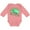 Mauve, variant on Inktastic Tiny, Cute Chameleon Boys or Girls Long Sleeve Baby Bodysuit