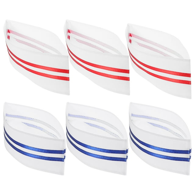 6 gorros de chef unisex para cocina, gorro para hornear, reutilizables, para servicio de alimentos, redecillas para el pelo, para cocina, restaurante, suministros para fiestas