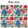 thumbnail image 4 of PIKWEEK  Christmas Tree Fitted Round Tablecloth with Elastic Edge Waterproof Table Cover Christmas Table Cloths Modern Tables Decoration for Dining Table,Picnic,Party, 4 of 7