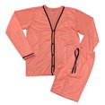 thumbnail image 1 of Pijamas de manga larga para mujeres americanas / Pijamas blogueirinha / Pijamas con botones Deng Xun unisex, 1 of 2