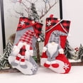 thumbnail image 2 of Christmas Decorations Three-dimensional Faceless Doll Lovers Doll Christmas Socks Children's Model, 2 of 4