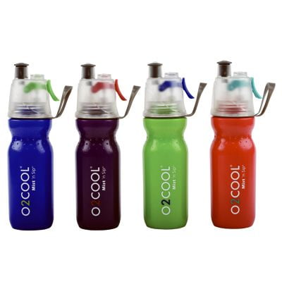 O2COOL ArcticSqueeze Mist 'N Sip 20 Oz. Hydration Water Bottle