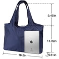 thumbnail image 4 of ZOOEASS Women Fashion Large Tote Shoulder Handbag Waterproof Tote Bag Multi-function Nylon Travel Shoulder, 4 of 8