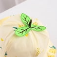 thumbnail image 5 of Eleanos Baby Sun Hat Wide Brim Bucket Hats Outdoor Summer Hat for Toddler Infant Girls Pineapple Print Bow Breathable Hat, 5 of 5