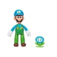 thumbnail image 4 of Super Mario 4 Inch Figure - Ice Luigi with Ice Flower, 4 of 7
