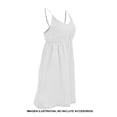 thumbnail image 3 of Salida de Playa George para Dama, Vestido Tirantes Blanco Talla G, 3 of 4