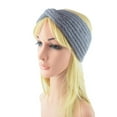 thumbnail image 2 of Ausyst Headbands for Women Soft Stretch Ear Warmer Headband Women Winter Cable Knit Headbands Hairbands Clearance, 2 of 2