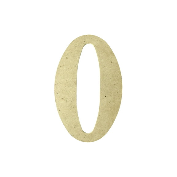 MPI Wood Letter 9.5" MDF No 0