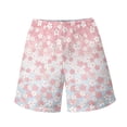 thumbnail image 4 of Binienty Men's Board Shorts Swim Trunks With Gradient Cherry Blossom Pattern - Quick Dry for Summer Beach Vacations and Water Sports, 4 of 10