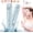 Blue, variant on Electric Intimate Hair Trimmer for Women, Double Sided Electric Bikini Trimmer Waterproof, Shaver and Razor Rechargeable 2-in-1 Body and Facial Epilator, Painless Electric Razors for Skin