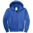 thumbnail image 5 of Port & Company ® - Youth Core Fleece Full-Zip Hooded Sweatshirt. PC90YZH, 5 of 6