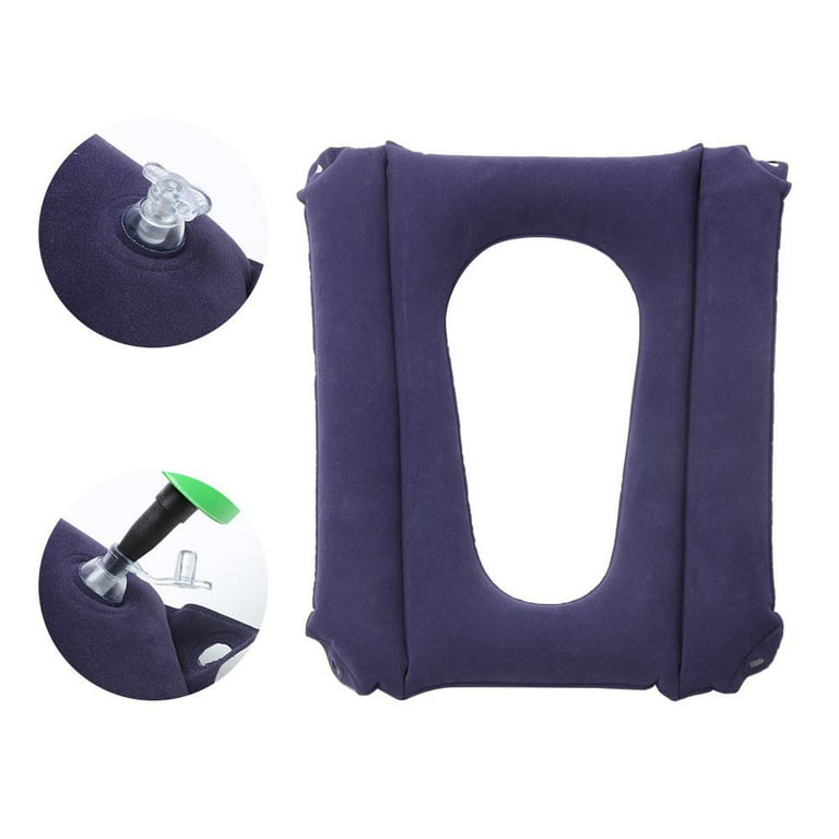 Inflatable Seat Cushion Hip Support Prevent Decubitus Wheelchair Chair  Cushion for Elderly