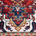 thumbnail image 4 of KUKOON Washable Terracotta Vintage Aztec Area Rug, 4 of 5