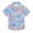 Colorful Liquid Marble, variant on Dailycode Small Short Sleeve Button Down Shirts Rocket Planet Star Casual Shirt 3-10 Years
