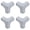 Clear, variant on Table Corner Protector Guards 4PCS Silicone Anti Collision Guards - Self Adhesive Bumpers for Furniture Desks Tables and Range Hood, Shock Absorbing Edge Guards for Home Office and Child Safety