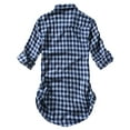 thumbnail image 4 of Matchstick Chemise à Carreaux en Flanelle à Manches Longues pour Femmes, 4 of 7