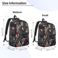 thumbnail image 2 of Goofa The Nightmare Before Christmas Pattern Durable Canvas Daypack - High-Quality Vintage Backpack, Compact & Versatile for Travel and Everyday Use-Small, 2 of 5