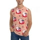 thumbnail image 1 of Balery Bunny And Strawberry Camisetas sin mangas para hombre, absorbe la humedad y protege contra el mal olor.-Large, 1 of 7