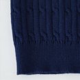 thumbnail image 5 of Cdudpw Girls' Long Sleeve Knitted Cardigan Kids Button Closure Shrug Sweaters Cropped Jacket Tops(M242-Blue), 5 of 9