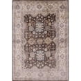 thumbnail image 1 of Ahgly Company Machine Washable Indoor Rectangle Industrial Modern Brown Brown Area Rugs, 3' x 5', 1 of 7