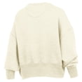 thumbnail image 3 of Women's Pressbox Natural Oklahoma Sooners Oversized Waist-Length Crewneck Sweatshirt, 3 of 3