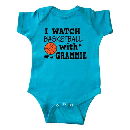 

Inktastic I Watch Basketball with Grammie Gift Baby Boy Bodysuit