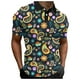 thumbnail image 1 of Pack Playeras Hombre Moda Hombre Primavera Verano Casual Manga Corta Cuello Vuelto Camisetas Estampadas Blusa Superior, 1 of 5