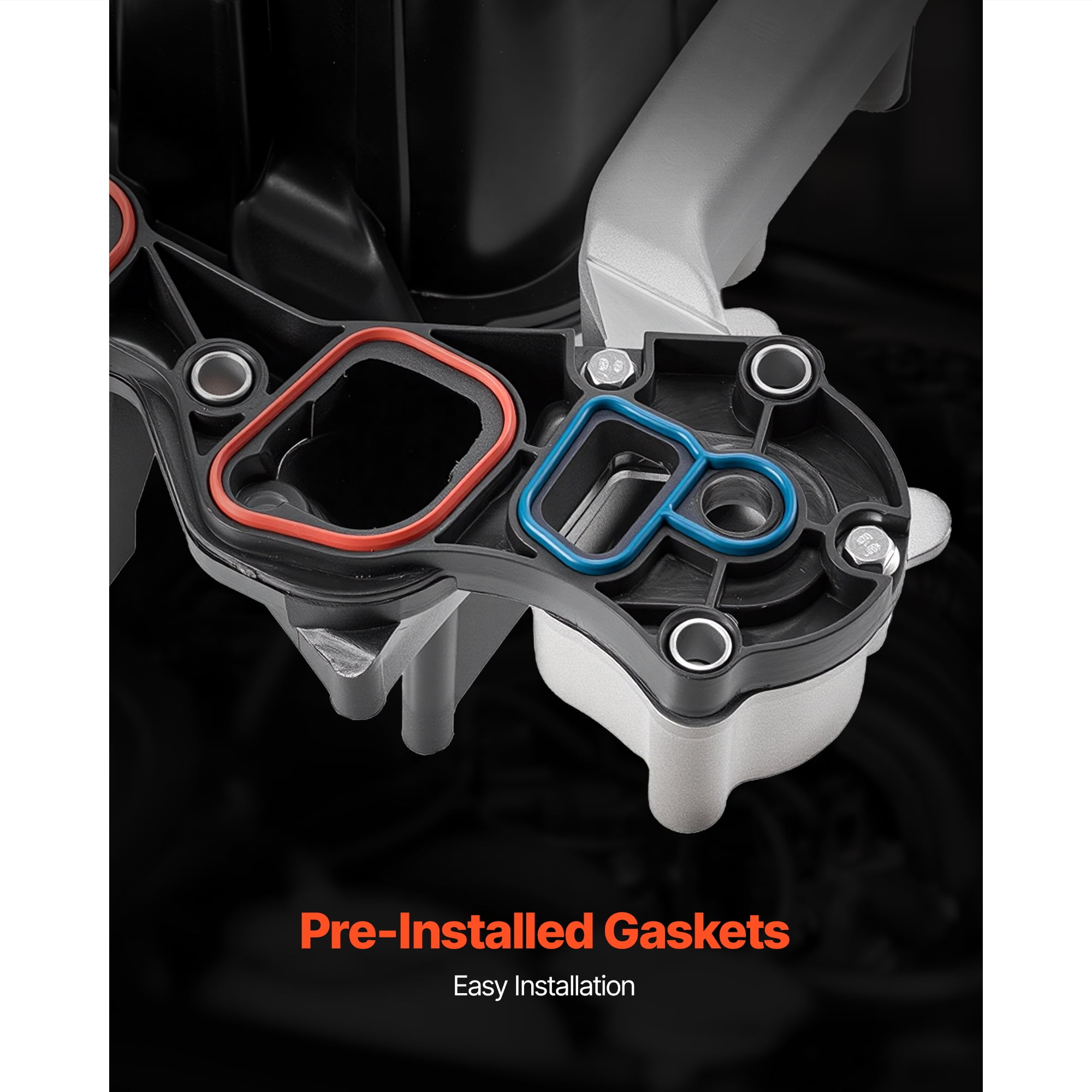 KFFKFF Engine Intake Manifold Assembly with Gasket, Compatible with 2000-2004 Ford F150/F250/F350, Replaces 615-188, AC2Z-9424-A, 2L1Z-9424-AA, 4C2Z-9424-CA, 5C2Z-9424-AA, 9C2Z-9424-AA