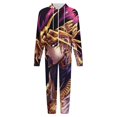 thumbnail image 4 of Yu-Gi-Oh Unisex Onesie Pajamas Zipper Jumpsuit Hooded One Piece Sleepwear for Family Mens Womens, 4 of 7