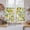 White, variant on Lemon Kitchen Curtain for Berdoom Living Room Cafe 54 Inch Length, Farmhouse Vintage Summer Retro Fruits Yellow Brown Tiers Curtains Light Filtering Drapes Window Treatment 2 Panels 52"Wx54"L