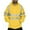 Yellow, variant on Hinvhai High Visibility Safety Workwear for Men Hi-Vis Reflective Hooded Sweatshirts Hoodie Pullover for Construction Black XL(XL)