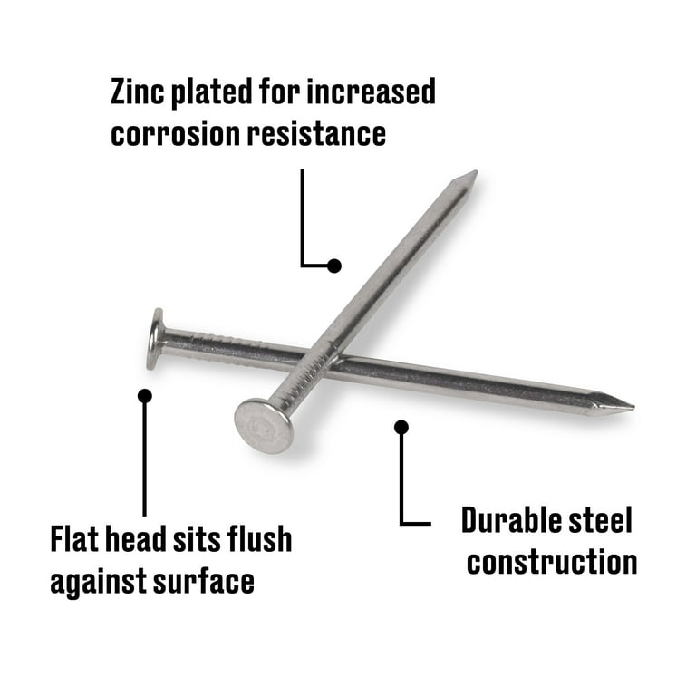 Maze Nails 6D 2 in. Slate Polished Copper Nail Flat Head 1 lb Maze Nails 6D 2 in. Slate Polished Copper Nail Flat Head 1 lb
