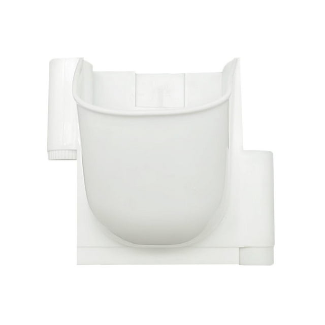 DOLITY Portable Wall Planter Hanging Flower Container Flower Storage Basket Flower Pots White