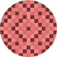 thumbnail image 1 of Ahgly Company Indoor Round Patterned Love Red Area Rugs, 7' Round, 1 of 1