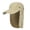 Khaki, variant on Summer Neck Sun Cap Adjustable Fishing Hat Breathable Neck‑Guard Hat for Men Women Garden Beach Cycling
