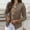 Khaki, variant on Mnyycxen Blazer Jackets for Womens Mock Neck Button Long Sleeve Jacket Business Casual Open Front Suit Coats