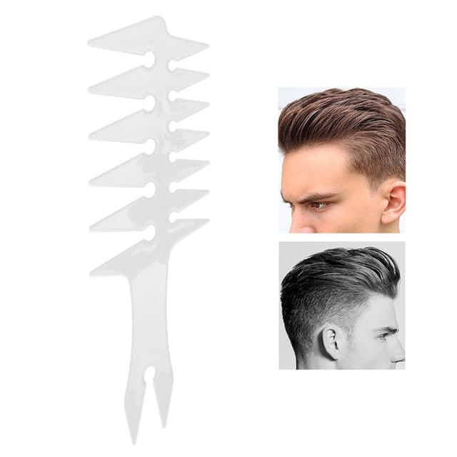 Peines para el Cabello de Dientos Anchos para Hombres, Peine para el Cabello conciencia de Doble Cara, Peines para Peinar el Cabello de PlásStico Retro