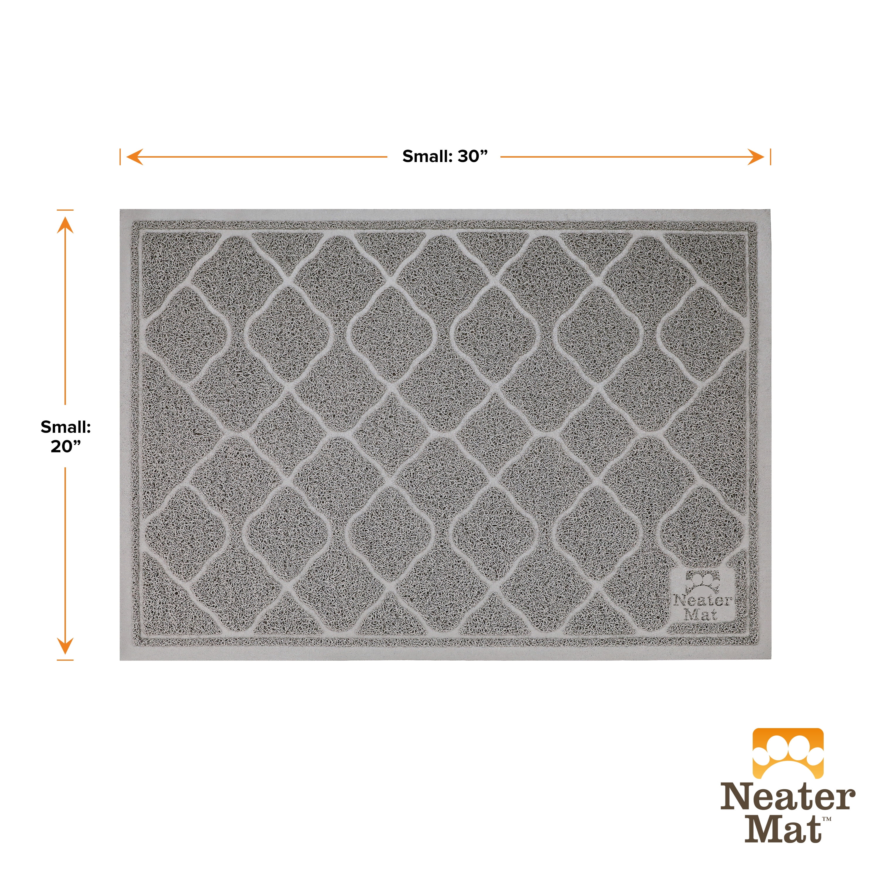 Neater Pets Neater Mat Litter Trapping Mat, Grey, 20" x 30"