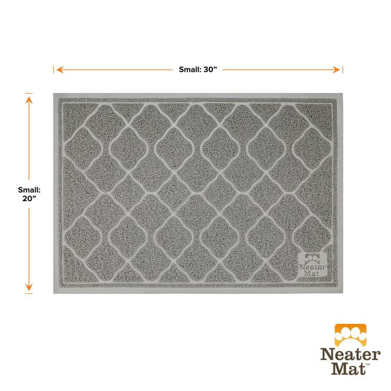 Neater Pets Neater Mat Litter Trapping Mat, Gray, 20 inch x 30 inch, Size: 20 x 30