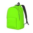 thumbnail image 3 of Casual Canvas Backpack Without Interlayer Large Capacity Stick Bag Design For Outdoor Shopping Office Outdoor Sports Fluorescent Green Medium, 3 of 7